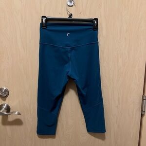 Zyia corsair blue brilliant mesh high rise crop